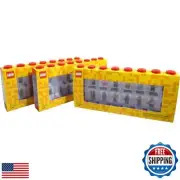 Lego Minifigure Display Case (Large 3-Pack RED)