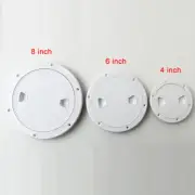 4"/6"/8" Diameter Access Hatch Cover Deck Plate Anti-slip Panel Boat/Marine