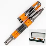 Monteverde USA Regatta Sport Rollerball Pen, Blue/Yellow – Luxury Writing Instrument, Refillable Rollerball Pen, Standard Rollerball Refills