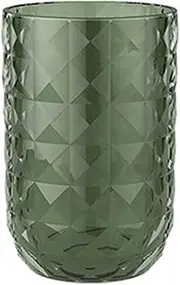 リキシマウケ Travel Mouthwash Cup Mouthwash Cup Portable Toothbrush Cup for Travel High Durability Smooth Edge Food Grade Material Ideal for Mouthwash Toothpaste Green Unilateral
