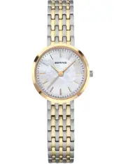 Bering 19126-710 Silver Dial Gold Stainless Steel Womens Watch