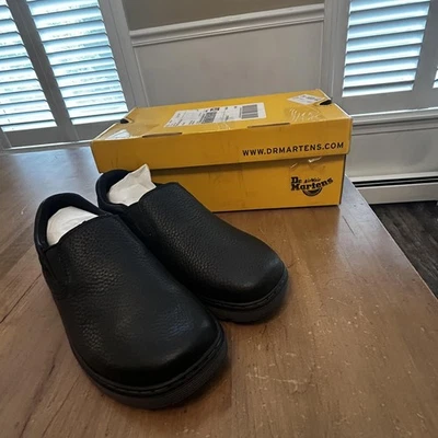 Dr. Martens Asset Shoes Mens Size 7 Slip On Leather Industrial Work Pitstop