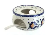 Blue Rose Polish Pottery Sunflower Teapot Warmer