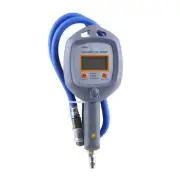 Digital Tire Pressure Gauge Inflator Gun With Hose Air Chuck LED Display Meter