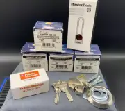 KiK Lock, Rim, Master Loto Padlock. Keyway Variety Mix Lot! Locksport