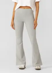 [Lorna Jane] True Comfort Flared Leggings in Grey Marl, Size - 2XS 2XS Grey Marl