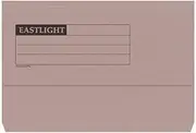 ValueX Document Wallet Heavyweight, Half Flap Foolscap, Buff Colour, Pack of 50