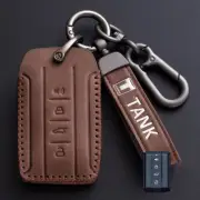 For Great Wall GWM WEY TANK Keychain Leather Remote Car Key Case Fob Cover