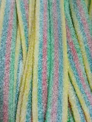 200g Sour Rainbow Lollies Strap Lollies Buffet Party candy