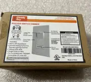 Cloudy Bay Rocker Switch Dimmer Single Pole 3-Way - LED / Incandescent / CFL UL