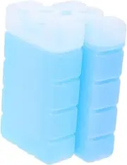 2Pcs Packs Reusable Ice Boxes for Lunch Fresh Keeping Cooling Cases Portable Freezer Packs for Food Drink Storage for Indoor Outdoor Use