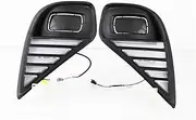 2 PCS Car LED Headlights Compatible For Toyota Highlander 2020 2021 LED Daylights Turn Signal DRL Daytime Running Light Auto Foglamps(White Yellow Blue,Model A)