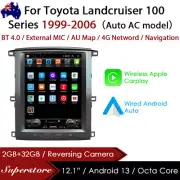 Tesla Style Android 13 Head Unit car gps play For Toyota Landcruiser 100 Series