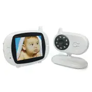 Wireless Baby Monitor With Night Vision And Temperature Display - 3.5 Inch