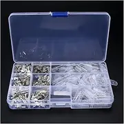 Xiaojiang Store 270pcs/box 2.8/4.8/6.3mm Assorted Insulated Electrical Wire Terminal Female to Male Crimp Connector Spade Set with Case