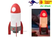 IKEA AFTONSPARV Rocket LED Night Light Table Lamp Ship Planet Space Kids Galaxy