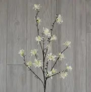 39.5" Witch Hazel Floral Spray Pick Branch Wedding Centerpiece Decor - Cream