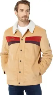 Obermeyer Condor Corduroy Jacket, Dune Color Sherpa Fleece Lined, Men’s XL