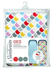 [Sunbeam] Reversible Ironing Board Cover with Geo Print SB0840