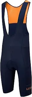 [LE COL] Men’s Sport Cargo Thermal Bib Shorts | Fleece Lined Cycle Shorts | Padded Chamois Cycling Pants Gel Inserts | XS - 3XL