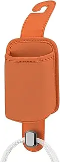 Headrest Cup Holder for Back Seat - Purse Hook for Car with Drink Holder - Vehicle Backseat Organizer for Purse Truck Organization Grocery Bag Road Trip Daily Commute
