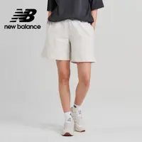 在飛比找PChome24h購物優惠-[New Balance鬆緊口袋休閒短褲_女性_花灰色_AW