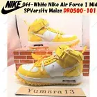 Off-White Nike Air Force 1 Mid SPVarsity Maize DR0500-101 Men's Size