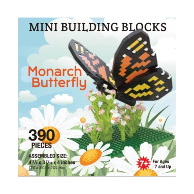 Impact Photographics - Monarch Butterfly Mini Building Blocks Set - 92213