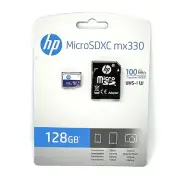 HP mx330 128GB Class 10/UHS-I U3 microSDXC Memory Card & Adapter - NEW