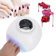 84W Rechargeable LED UV Nail Dryer Lamp Timing Gel Polish Nail Curing Machin WPD