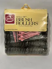 Goody Ball-Tip 12 Large Brush Rollers with 24 Roller Pins 7/8" Diameter