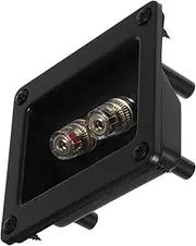 UPKOCH Speaker Wall Plate Plug Socket Surround 2-Way Speaker Box Screw Cup Connector Terminal Connectors