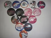 Denver Broncos mix flat back buttons or pin badge cabochon embellishment magnet