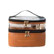 Makeup Bag Cosmetic Large Travel Toiletry Organizer for Women Girl Make Up Case