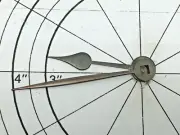 Antique Clock Replacement 4" Dial Spade Clock Hands