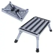 Aluminium Stool 200KG Portable Folding Step Caravan Accessories Ladder Trailer