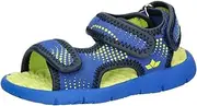 Lico Baby Boys’ Archie V Open Toe Sandals, Blue (Blue/Marine/Lemon Blue/Marine/Lemon)