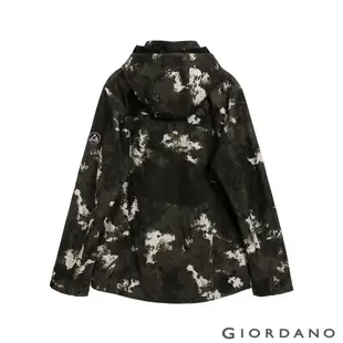 GIORDANO 男裝防潑水可拆式連帽外套 (六色任選) 01071613