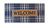 Welcome Doormat Door Mat Coir & Rubber 90x3cm