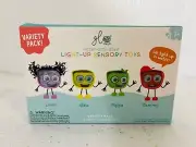 12 Pack Glo Pals Water-Activated Light-Up Cubes for Sensory Play
