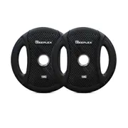 Reeplex 10kg PVC Olympic Weight Plate Pair