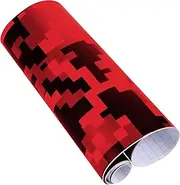ELAYARD Camouflage Graffiti Car Decal Vinyl Wrap for Personalization Fade Resistant Sticker for Custom Sizing Stylish Design for Smooth Surfaces