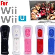2PCS Wii remote with Motion Plus Controller+ Strap+Case For Nintendo Wii &Wii U