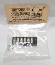 Vintage Mini Electrifier Miniature Terminal Block 6 Terminals LC-TB/6 Doll House