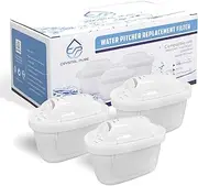 Crystal Pure Water Filter for Brita Maxtra/Mavea, Marella, Aluna/Navelia Frosted Tassimo Jug Pitcher 2.4L 3.5L Refill Replacement Cartridge