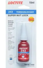 2x Loctite 243 Threadlocker Medium Strength 10ml 44089 2PCS