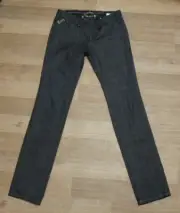 Pepe Jeans Taylor Geile Trousers W 28 L 34 Mint Blue Golden Seam