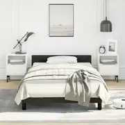 vidaXL Bed Frame without Mattress Black King Single Size Velvet