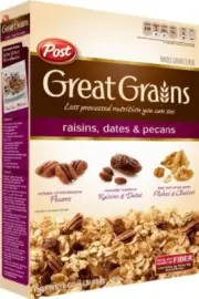 Great Grains Cereal Raisins, Dates & Pecans, 16.0 oz