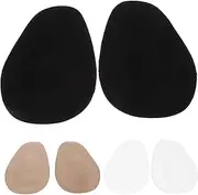 IWOWHERO 3 Pack Gel Half Insoles Half Shoe Pads Comfort Anti-slip Forefoot Cushion for Day Wear